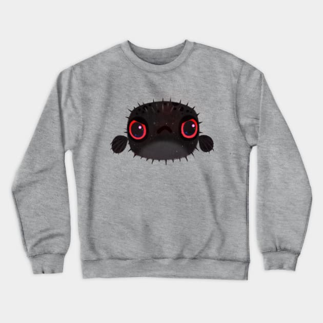 Angry puffer Crewneck Sweatshirt by pikaole